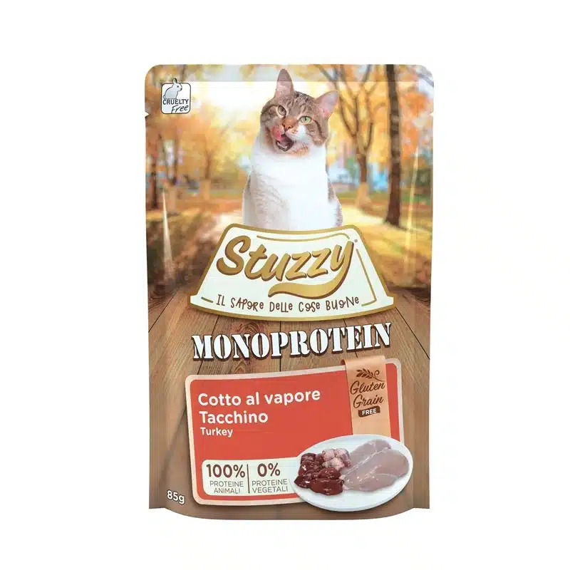 Stuzzy Pouch Monoproteico de Pavo para Gatos