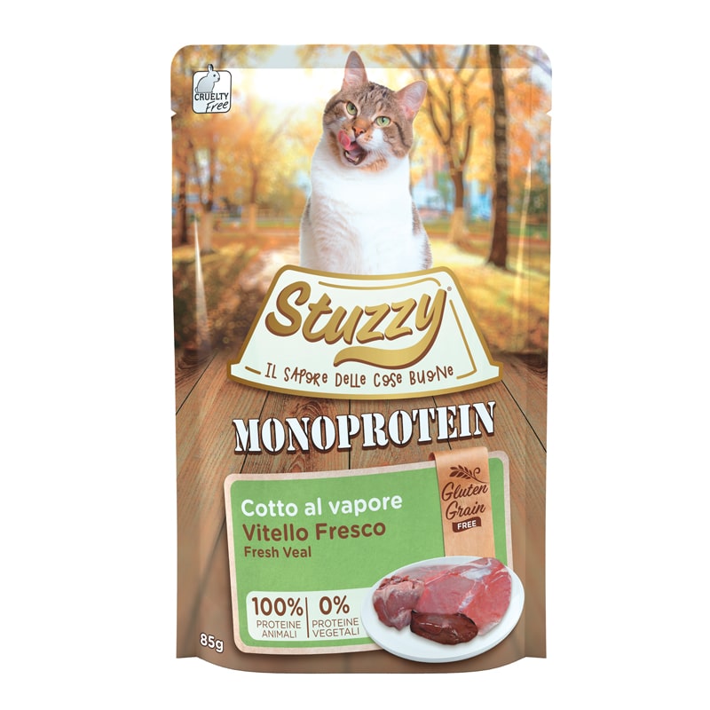 Stuzzy Pouch Monoproteico de Ternera para Gatos