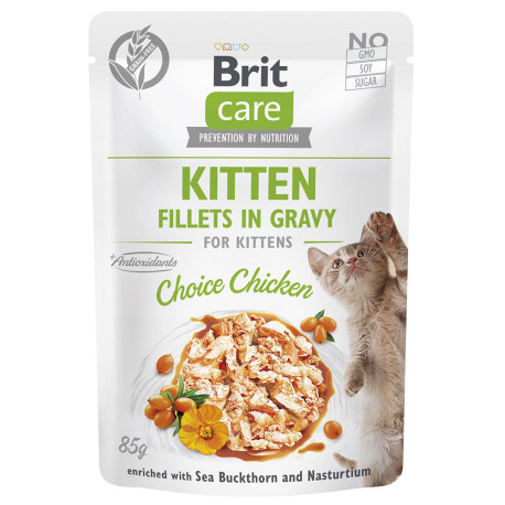 Brit Care Cat Filetes de Pollo en caldo para gatitos - Kitten