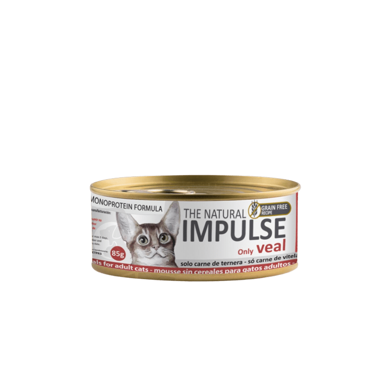 Natural Impulse Lata Ternera para gatos